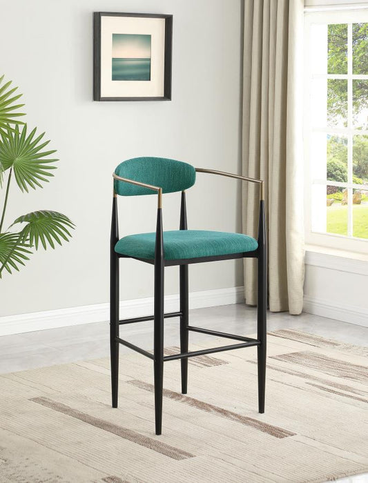 Tina - Metal Pub Height Bar Stool With Upholstered Back And Seat (Set of 2) - Premium Stool Sets from Coaster Fine Furniture - Just $429! Shop now at Furniture Wholesale Plus  We are the best furniture store in Nashville, Hendersonville, Goodlettsville, Madison, Antioch, Mount Juliet, Lebanon, Gallatin, Springfield, Murfreesboro, Franklin, Brentwood