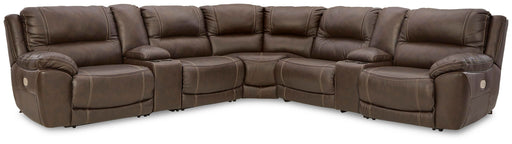 Dunleith - 7 Piece Power Reclining Sectional – Reclining Sectionals by Signature Design by Ashley® at Furniture Wholesale Plus , Nashville furniture store