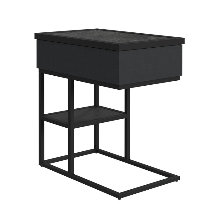 Halo - Smart C-Table - Black – End Tables by Elements International at Furniture Wholesale Plus , Nashville furniture store