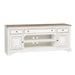 Magnolia Manor - Entertainment TV Stand - Antique White – TV Stands by Liberty Furniture at Furniture Wholesale Plus , Nashville furniture store