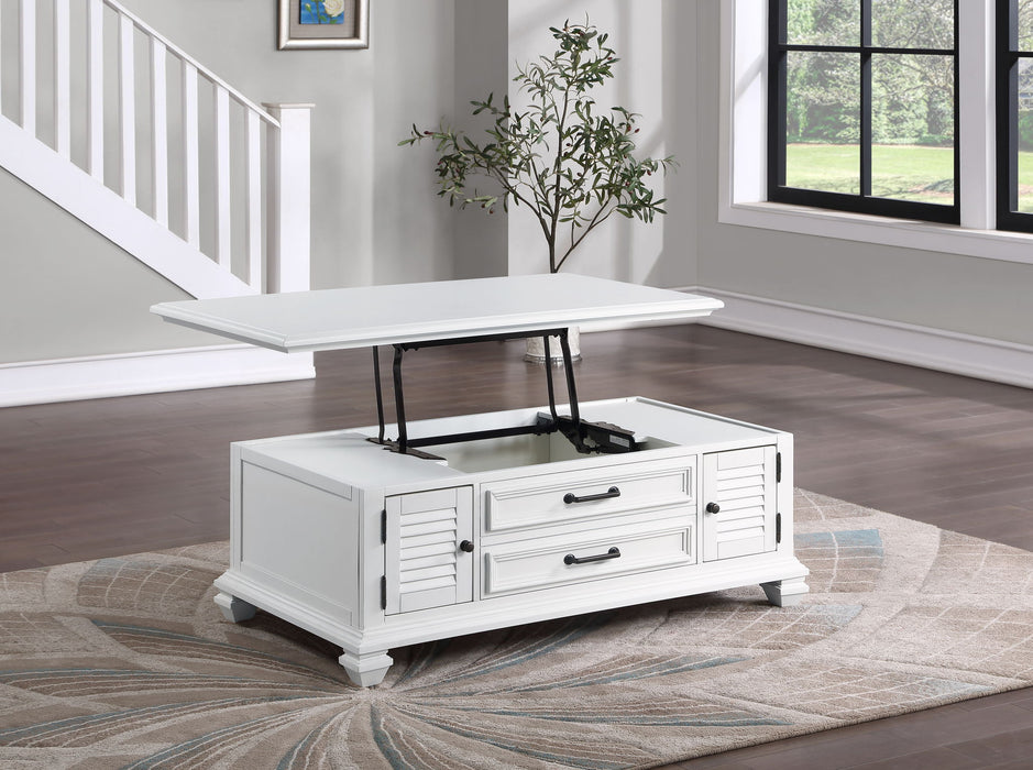 Charlestown - Lift Top Coffee Table - White – Coffee Tables by Steve Silver Furniture at Furniture Wholesale Plus , Nashville furniture store