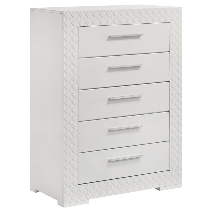Ives - 5-Drawer Bedroom Chest – Accent Chests by Coaster Fine Furniture at Furniture Wholesale Plus , Nashville furniture store