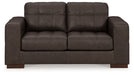 Luigi - Loveseat - Thunder – Stationary Loveseats by Signature Design by Ashley® at Furniture Wholesale Plus , Nashville furniture store