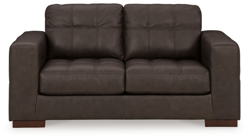 Luigi - Loveseat - Thunder – Stationary Loveseats by Signature Design by Ashley® at Furniture Wholesale Plus , Nashville furniture store
