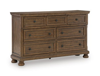 Zackaryn - Dresser - Warm Brown – Dressers by Signature Design by Ashley® at Furniture Wholesale Plus , Nashville furniture store