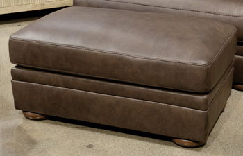 Carriage Point - Ottoman - Hickory – Upholstered Ottomans by Signature Design by Ashley® at Furniture Wholesale Plus , Nashville furniture store
