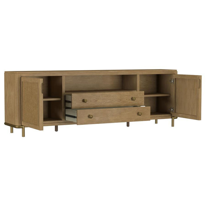 Arini - Rattan Cane 2-Door TV Stand Media Console - Premium TV Stands from Coaster Fine Furniture - Just $1079! Shop now at Furniture Wholesale Plus  We are the best furniture store in Nashville, Hendersonville, Goodlettsville, Madison, Antioch, Mount Juliet, Lebanon, Gallatin, Springfield, Murfreesboro, Franklin, Brentwood
