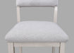 Blanche - Counter Height Chair (Set of 2) - Antique White – Chair Sets by Crown Mark at Furniture Wholesale Plus , Nashville furniture store