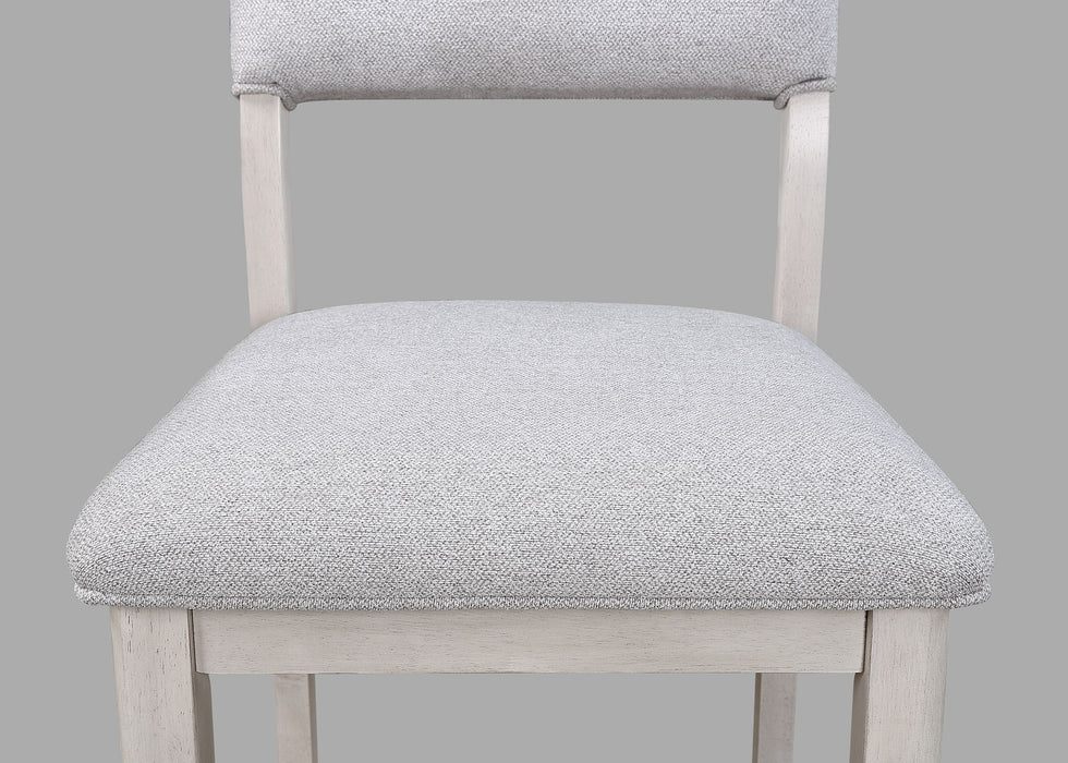 Blanche - Counter Height Chair (Set of 2) - Antique White – Chair Sets by Crown Mark at Furniture Wholesale Plus , Nashville furniture store