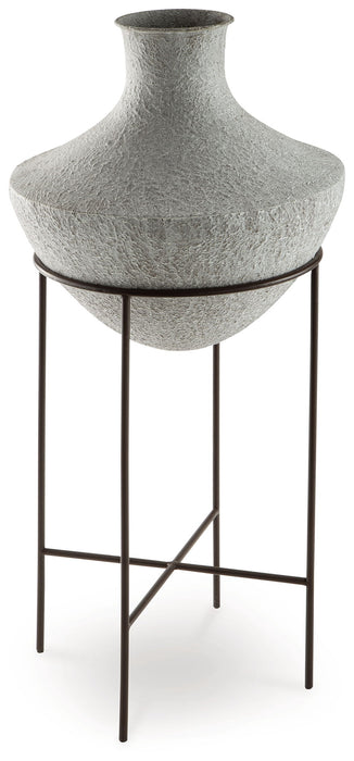 Estonbank - Vase - Premium Vases & Jars from Signature Design by Ashley® - Just $128! Shop now at Furniture Wholesale Plus  We are the best furniture store in Nashville, Hendersonville, Goodlettsville, Madison, Antioch, Mount Juliet, Lebanon, Gallatin, Springfield, Murfreesboro, Franklin, Brentwood