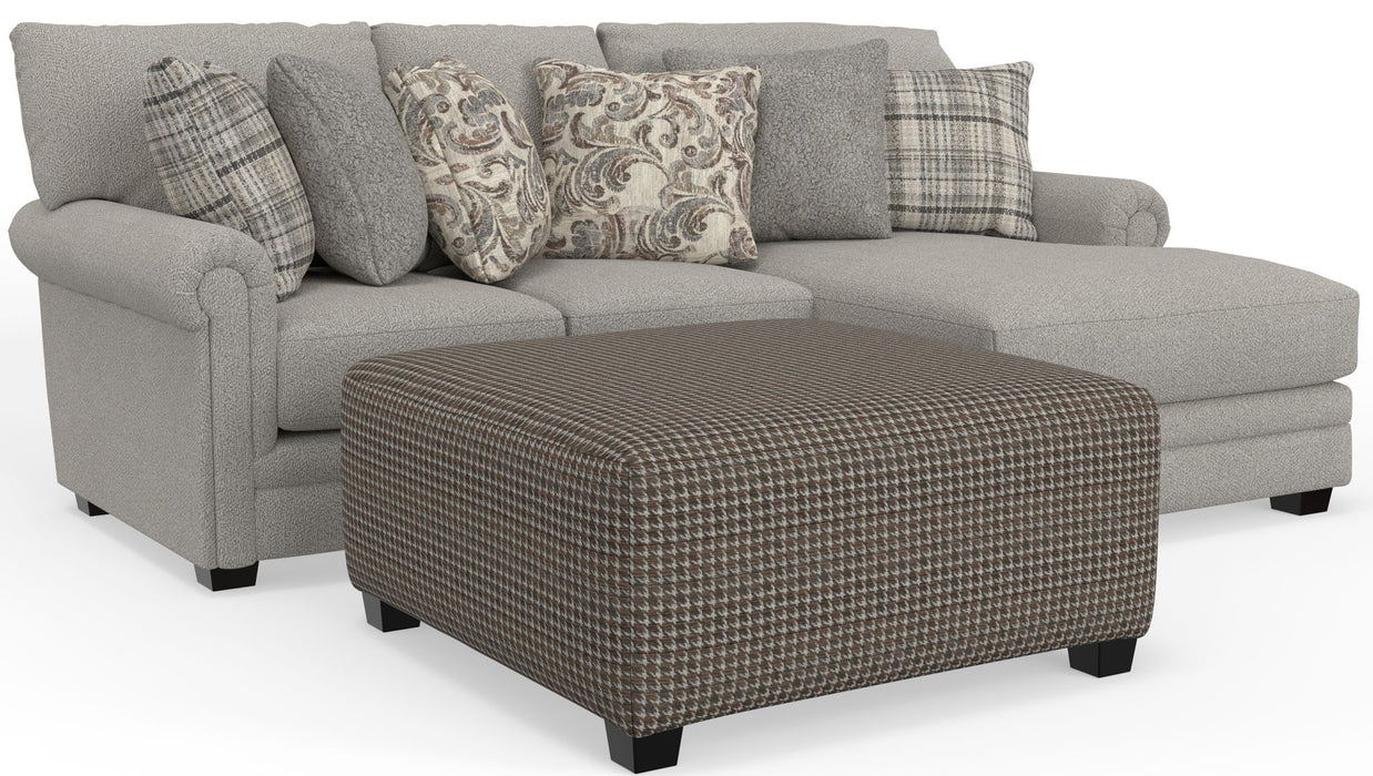Livingston - Sectional With Comfort Coil Seating, 40" Cocktail Ottoman And Accent Pillows Included – 2 Piece Living Room Sets by Jackson at Furniture Wholesale Plus , Nashville furniture store