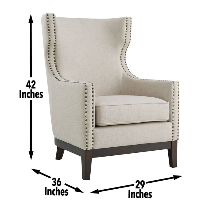 Roswell - Wingback Chair – Wingback Chairs by Steve Silver Furniture at Furniture Wholesale Plus , Nashville furniture store