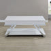 Zena - Lift-Top Cocktail Table With Casters - White – Cocktail Tables by Steve Silver Furniture at Furniture Wholesale Plus , Nashville furniture store