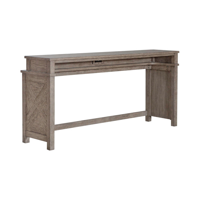 Skyview Lodge - Console Bar Table - Cobblestone – Console Tables by Liberty Furniture at Furniture Wholesale Plus , Nashville furniture store