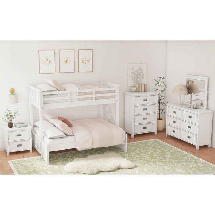 Hampton Kids - Bunk With Ladder – Bunk Beds by Elements International at Furniture Wholesale Plus , Nashville furniture store