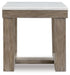 Loyaska - Square End Table - Brown / Ivory – End Tables by Signature Design by Ashley® at Furniture Wholesale Plus , Nashville furniture store