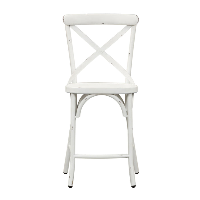 Vintage Series - X Back Counter Chair – Counter Chairs by Liberty Furniture at Furniture Wholesale Plus , Nashville furniture store