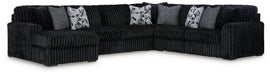 Midnight-Madness - 6 Piece Sectional – Stationary Sectionals by Signature Design by Ashley® at Furniture Wholesale Plus , Nashville furniture store