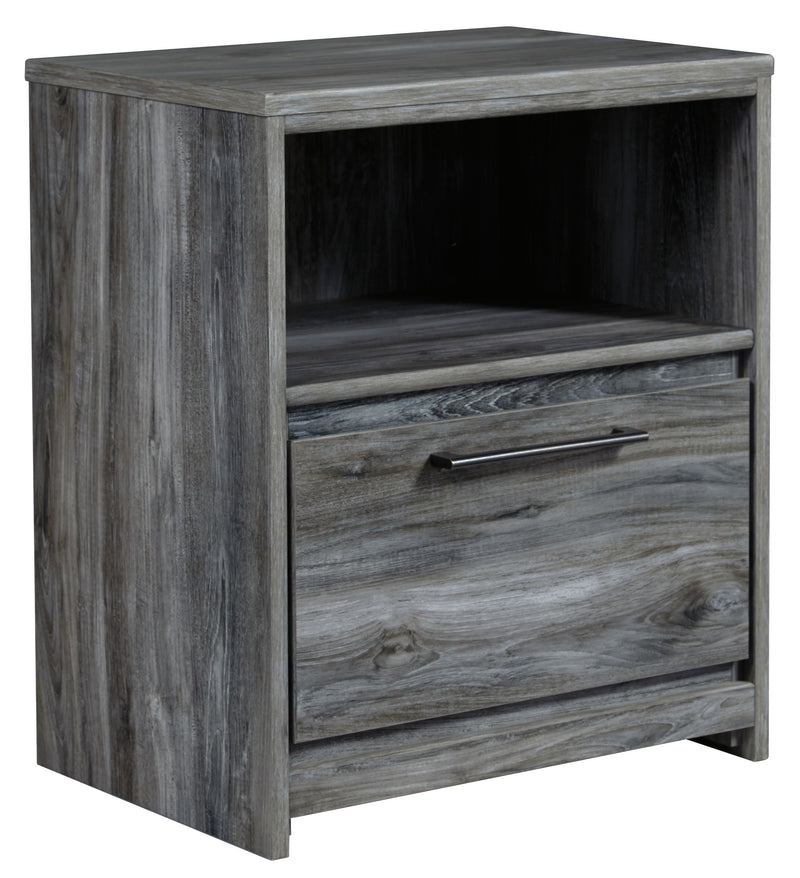 Baystorm - One Drawer Night Stand – Nightstands w/ Charging Stations by Signature Design by Ashley® at Furniture Wholesale Plus , Nashville furniture store