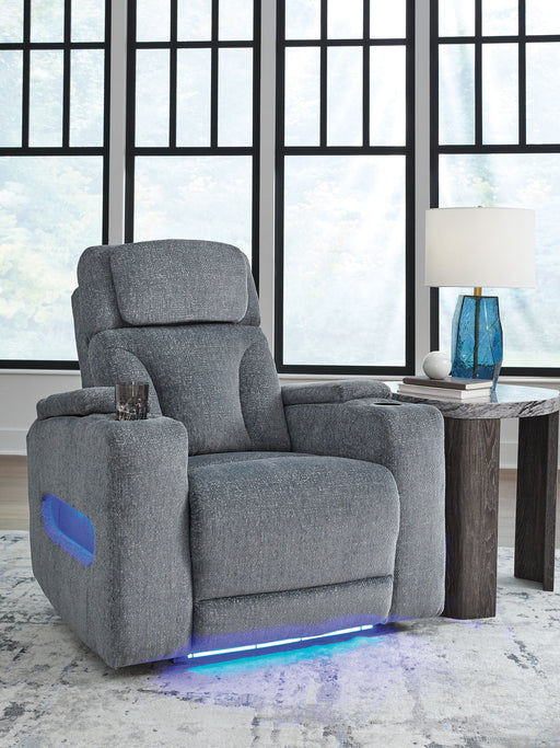 Studio Cave - Power Recliner - Steel – Reclining Chairs by Signature Design by Ashley® at Furniture Wholesale Plus , Nashville furniture store