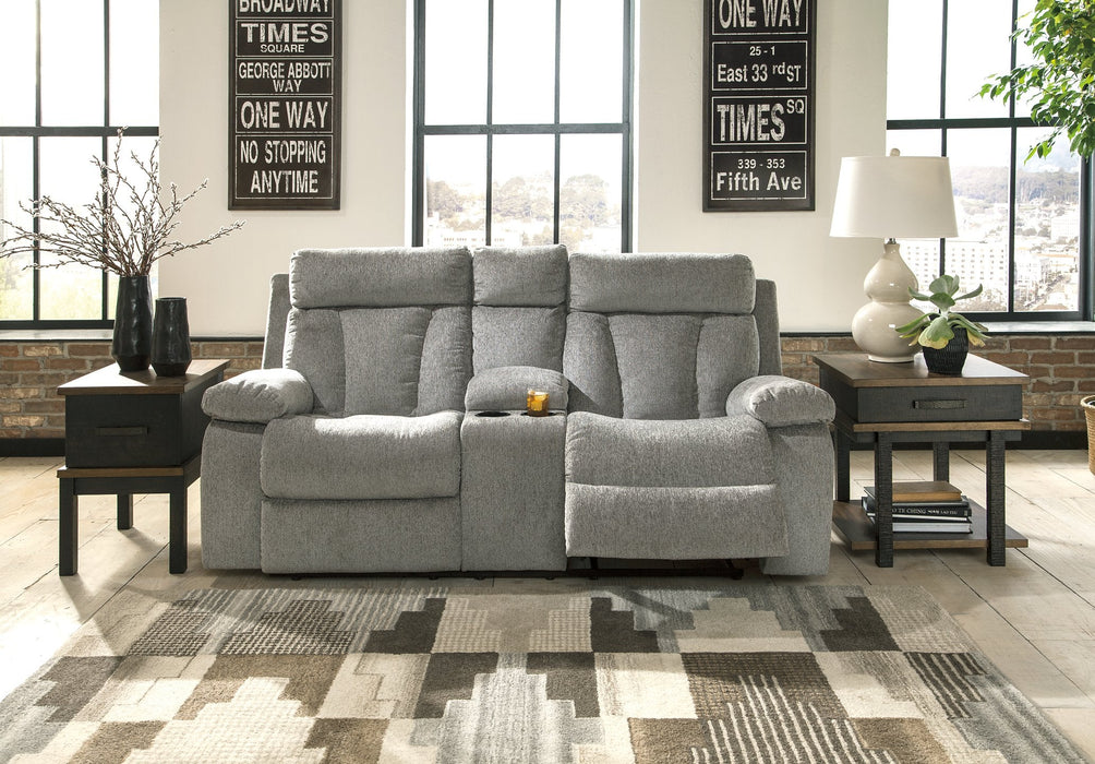 Mitchiner Reclining Loveseat with Console - Premium Loveseat from Ashley Furniture - Just $802.44! Shop now at Furniture Wholesale Plus  We are the best furniture store in Nashville, Hendersonville, Goodlettsville, Madison, Antioch, Mount Juliet, Lebanon, Gallatin, Springfield, Murfreesboro, Franklin, Brentwood