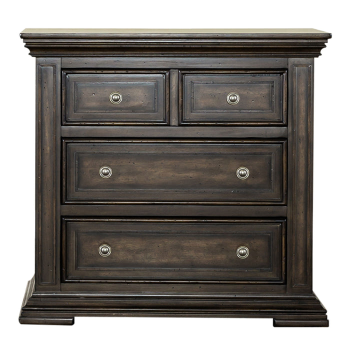 Big Valley - Bedside Chest With Charging Station – Bedside Chests by Liberty Furniture at Furniture Wholesale Plus , Nashville furniture store