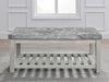 Canova - Gray Marble Top Coffee Table - White – Coffee Tables by Steve Silver Furniture at Furniture Wholesale Plus , Nashville furniture store