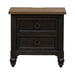 Americana Farmhouse - 2 Drawer Night Stand With Charging Station – Nightstands w/ Charging Stations by Liberty Furniture at Furniture Wholesale Plus , Nashville furniture store