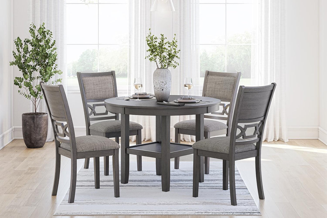 Wrenning - Dining Room Table Set (Set of 5) - Gray – 5 Piece Dining Room Sets by Signature Design by Ashley® at Furniture Wholesale Plus , Nashville furniture store