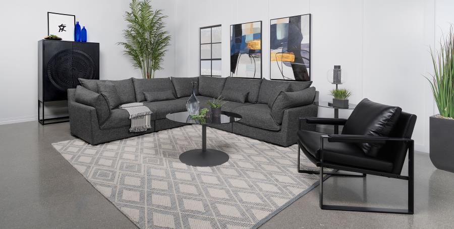 Sasha - Upholstered Modular Sectional – Stationary Sectionals by Coaster Fine Furniture at Furniture Wholesale Plus , Nashville furniture store