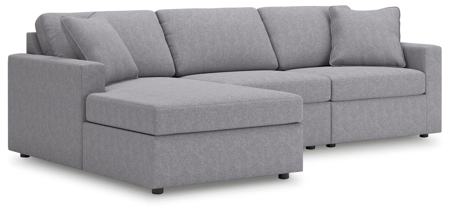 Modmax - L-Shaped Sectional - Granite – Stationary Sectionals by Signature Design by Ashley® at Furniture Wholesale Plus , Nashville furniture store