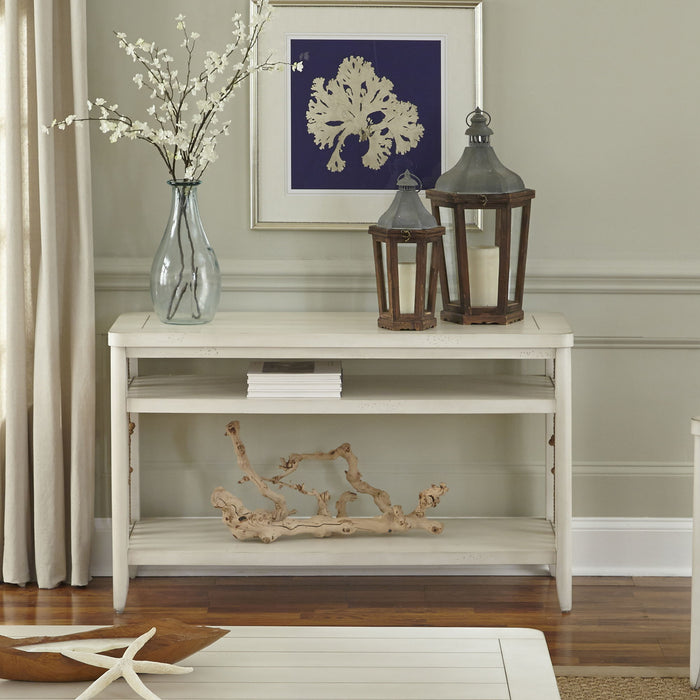 Dockside - Sofa Table - White – Sofa Tables by Liberty Furniture at Furniture Wholesale Plus , Nashville furniture store