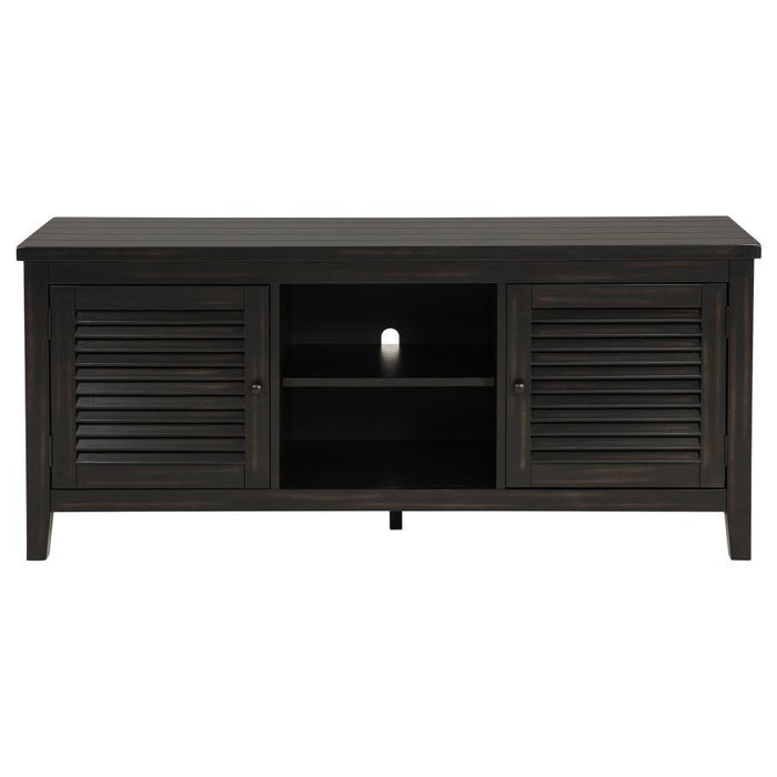Concord - 2-Door TV Stand Console - Distressed Java - Premium TV Stands from Coaster Fine Furniture - Just $529! Shop now at Furniture Wholesale Plus  We are the best furniture store in Nashville, Hendersonville, Goodlettsville, Madison, Antioch, Mount Juliet, Lebanon, Gallatin, Springfield, Murfreesboro, Franklin, Brentwood
