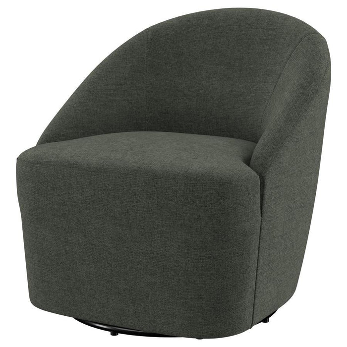 Leon - Upholstered Barrel Accent Swivel Chair - Premium Swivel Chairs from Coaster Fine Furniture - Just $469! Shop now at Furniture Wholesale Plus  We are the best furniture store in Nashville, Hendersonville, Goodlettsville, Madison, Antioch, Mount Juliet, Lebanon, Gallatin, Springfield, Murfreesboro, Franklin, Brentwood