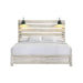 Fort Worth - Bed with Lights & USB – Panel Beds by Elements International at Furniture Wholesale Plus , Nashville furniture store