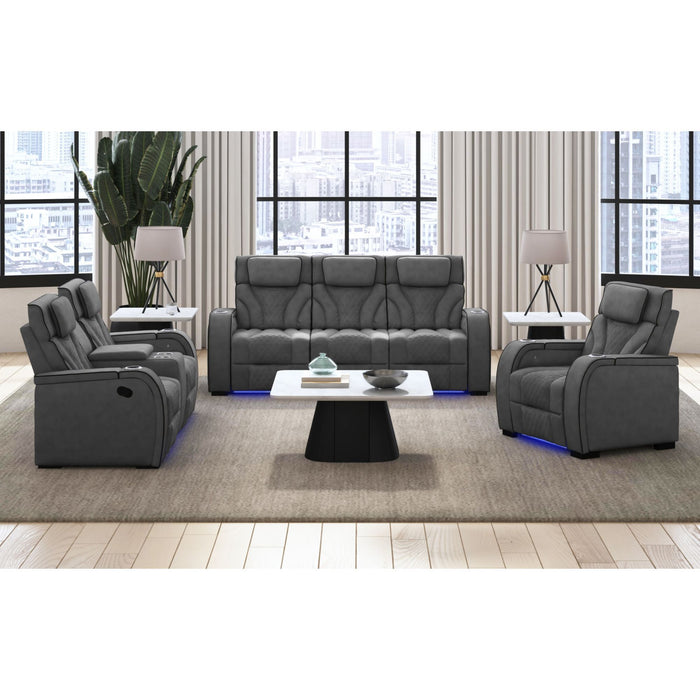Blitz - Motion Recliner With LED – Reclining Chairs by Elements International at Furniture Wholesale Plus , Nashville furniture store