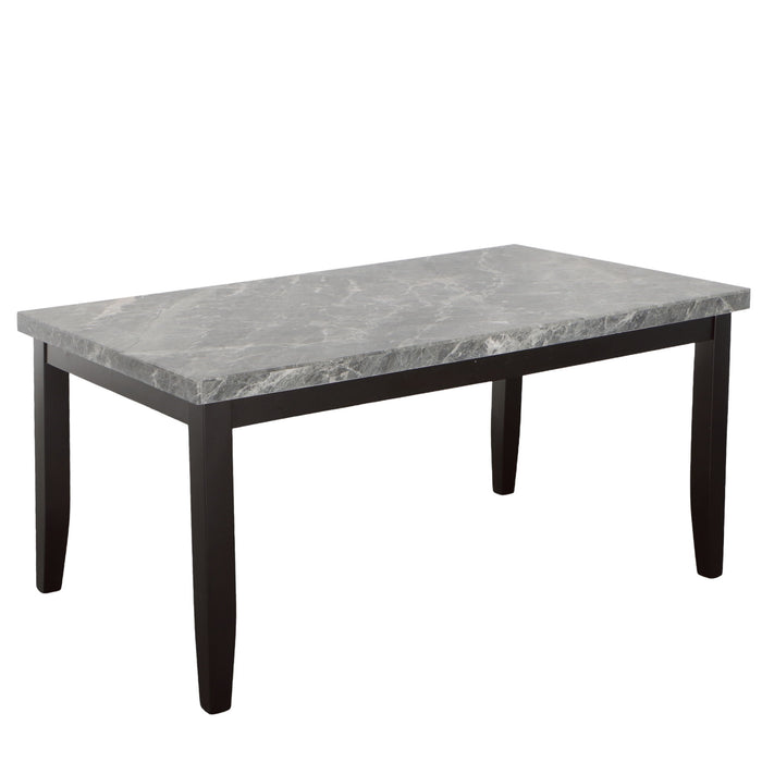 Napoli - Gray Marble Top Dining Table - Dark Gray – Dining Tables by Steve Silver Furniture at Furniture Wholesale Plus , Nashville furniture store