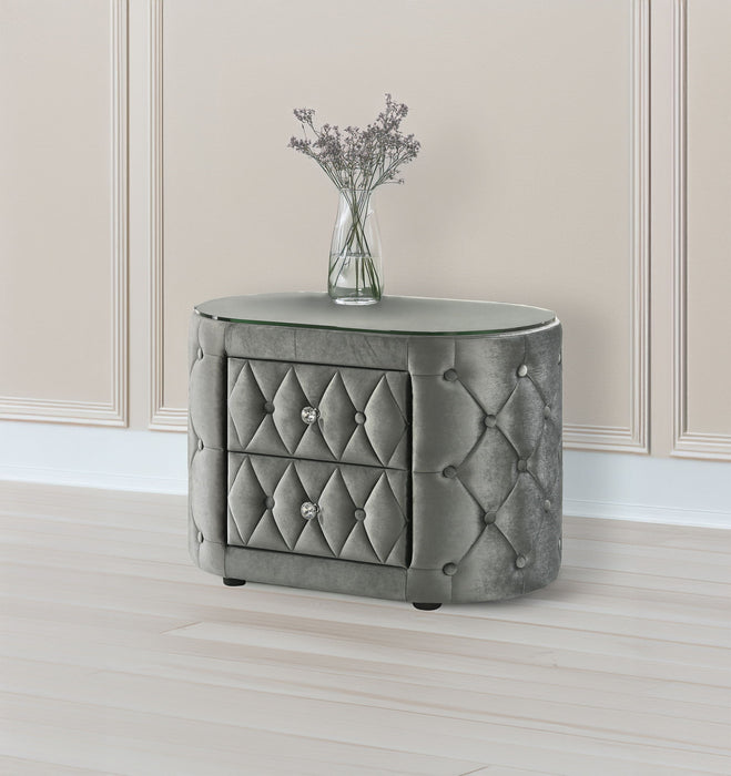 Voltare - Nightstand - Premium Accent Nightstands from Crown Mark - Just $259! Shop now at Furniture Wholesale Plus  We are the best furniture store in Nashville, Hendersonville, Goodlettsville, Madison, Antioch, Mount Juliet, Lebanon, Gallatin, Springfield, Murfreesboro, Franklin, Brentwood