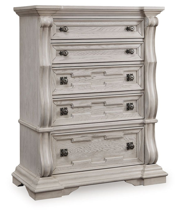 Bruchandi - Five Drawer Chest - Antique White – Accent Chests by Signature Design by Ashley® at Furniture Wholesale Plus , Nashville furniture store