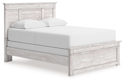 Makidern - Queen Panel Bed - Whitewash – Panel Beds by Signature Design by Ashley® at Furniture Wholesale Plus , Nashville furniture store