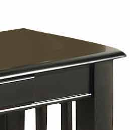 Cassidy - Sofa Table - Black – Sofa Tables by Steve Silver Furniture at Furniture Wholesale Plus , Nashville furniture store