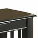 Cassidy - Sofa Table - Black – Sofa Tables by Steve Silver Furniture at Furniture Wholesale Plus , Nashville furniture store