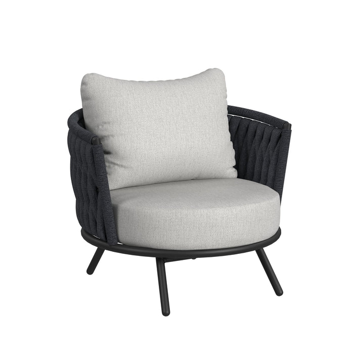 Bali - Chairs With Olefin (Set of 2) - Dark Gray – Chair Sets by Elements International at Furniture Wholesale Plus , Nashville furniture store