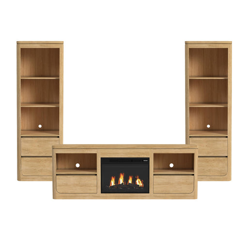 Rosalie - 4 Piece Entertainment Unit With 71" TV Console – Entertainment Centers by Elements International at Furniture Wholesale Plus , Nashville furniture store