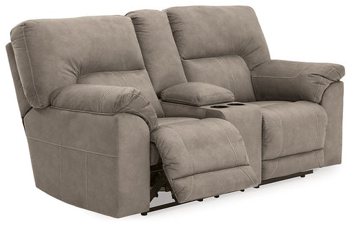 Cavalcade Reclining Loveseat with Console - Premium Loveseat from Ashley Furniture - Just $892.47! Shop now at Furniture Wholesale Plus  We are the best furniture store in Nashville, Hendersonville, Goodlettsville, Madison, Antioch, Mount Juliet, Lebanon, Gallatin, Springfield, Murfreesboro, Franklin, Brentwood