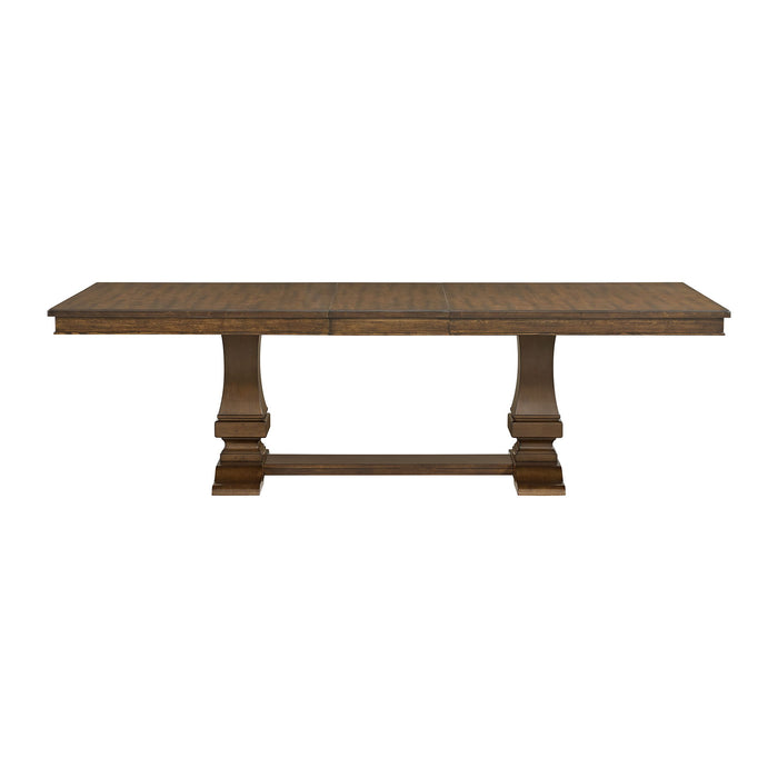Phillipe - Dining Table With 18" Leaf - Cherry – Dining Tables with Extensions by Elements International at Furniture Wholesale Plus , Nashville furniture store