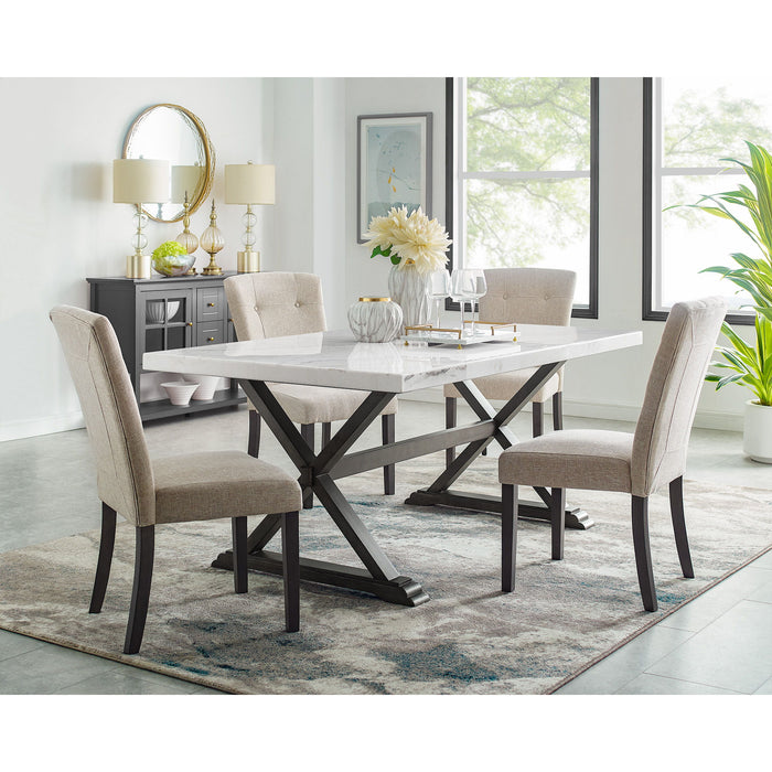 Lexi - Dining Table - White – Dining Tables by Elements International at Furniture Wholesale Plus , Nashville furniture store