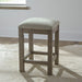 Bartlett Field - Upholstered Console Stool - Dusty Taupe – Counter Height (24"-27") by Liberty Furniture at Furniture Wholesale Plus , Nashville furniture store