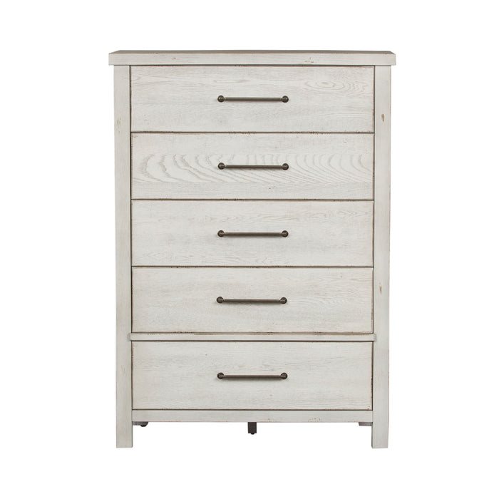 Modern Farmhouse - 5 Drawer Chest – Accent Chests by Liberty Furniture at Furniture Wholesale Plus , Nashville furniture store