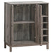 Cheyenne - 2 Door Home Bar Wine Cabinet - Weathered Acacia – Wine Cabinets by CoasterEveryday at Furniture Wholesale Plus , Nashville furniture store